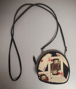 Cartera cruzada pequeña Betty Boop Queen of Hearts Poker Vegas 2004 - Imagen 1 de 7