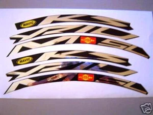 RARE SET WITH 24 STICKERS TO MAVIC KSYRIUM SL BLACK WHEELS  - Picture 1 of 1