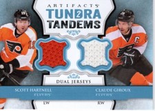2013-14 Upper Deck Artifacts Tundra Tandems Scott Hartnell Claude Giroux #TT-HG