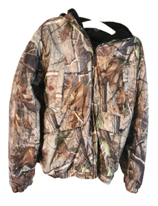 Winchester Realtree Camo Fleece Lined Hunting Work Hooded Jacket Men's Size 2XL - Picture 1 of 7
