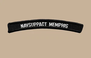 US Naval Support Aktivität Memphis TN NAVSUPPACT UIM Schulter Wippe Tab - Bild 1 von 1