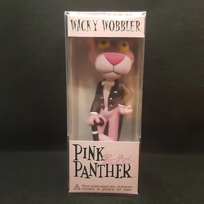 FUNKO PINK PANTHER WACKY WOBBLER BOBBLE HEAD + PVC PROTECTOR - Image 1 of 4