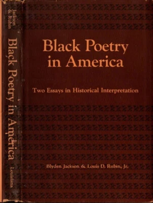 Black Poetry in America Two Essays in Historical Interpretation (Hardcover) - Image 1 of 4