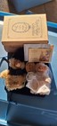 Robert Raikes Miniature Mohair Teddy Bear Wedding Couple Jenny & Ryan 5" NICE