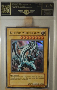 Yu-gi-oh! Blue Eyes White Dragon SKE-001 HOLO 1st Edition NM 7,5 Karte wie PSA - Picture 1 of 1