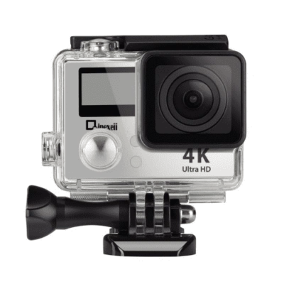 4K Wifi Sports Action Camera With Double Screen Sensor 100 Ft Waterproof 170° Wi - Image 1 of 4