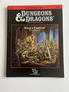 Dungeons and Dragons King's Festival B11 Module TSR 1989 - Imagen 1 de 14