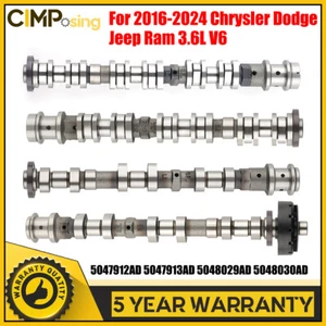 Right+Left Intake &Exhaust Camshaft OEM For 2016-24 Chrysler Dodge Jeep Ram 3.6L - Picture 1 of 95