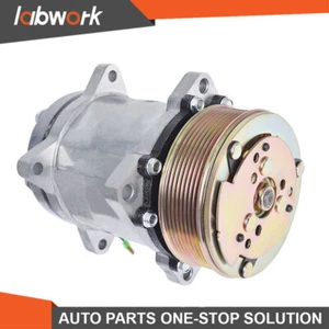 Labwork A/C AC Compressor w/Clutch For 85-90 Jeep Cherokee 2.1L 2.5L 2789632 8pk - Bild 1 von 14