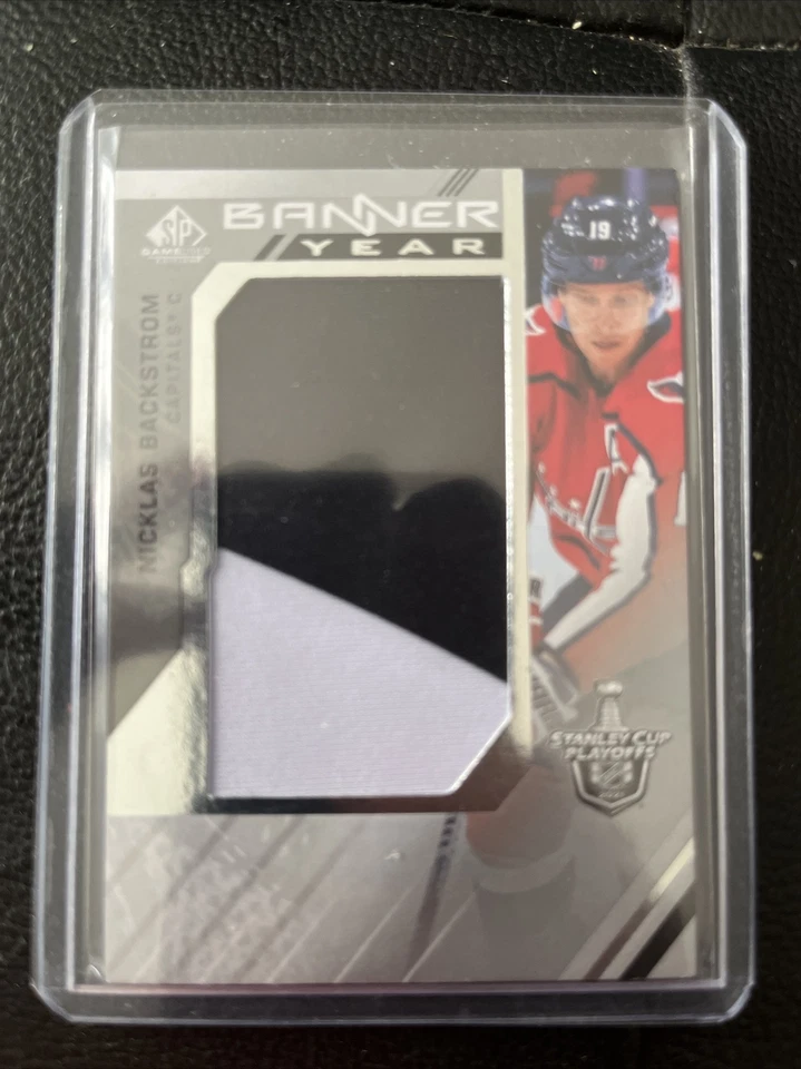 2021-22 UD SP Game Used Banner Year Nicklas Backstrom #BYSC-NB Capitals - Image 1 of 2
