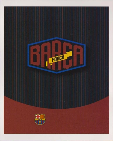 FC Barcelona Blanket 50"x60" FORCA BARCA Silk Touch Throw with Sherpa Lining Cover