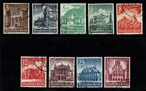 Germany 1940 used Set Danzig Buildings - Picture 1 of 2