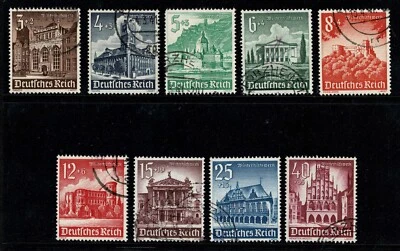 Germany 1940 used Set Danzig Buildings - Image 1 of 2
