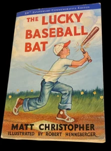 The Lucky Baseball Bat: 50th Anniversary Commemorative Edition (Matt Christopher - Picture 1 of 6