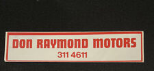 Don Raymond Motors Sticker