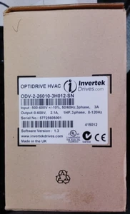 INVERTEK ODE-2-26010-3H012-SN OPTIDRIVE HVAC 1HP 3PH 600VAC 2.1A NEW! QUANTITY! - Picture 1 of 2