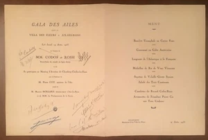 Programma firmato da personaggi prestigiosi dell'Aviazione Francese - Picture 1 of 1