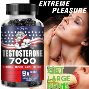 Cápsulas potenciadoras de testosterona crecimiento muscular + fuerza + rendimiento masculino - Imagen 1 de 15