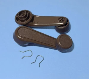 2x Window Crank Door Handle Fits Suzuki ST30 ST90 ST100 K V Carry Super Brown - Picture 1 of 2