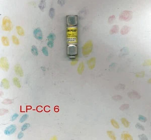 BUSSMAN LP-CC 6 FUSIBLES LPCC6 600 VOLTIOS 6 AMPERIOS LP-CC 6 - Imagen 1 de 3