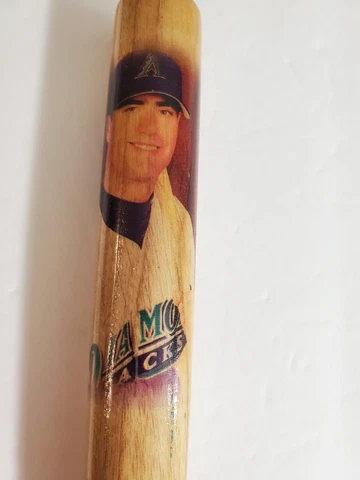 VINTAGE Arizona Diamondbacks Travis Lee 1999 Wood Souvenir Dbacks Mini Bat 18" Cover