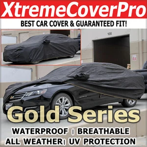 2000 2001 2002 Lincoln LS Waterproof Car Cover w/MirrorPocket BLACK - Picture 1 of 12