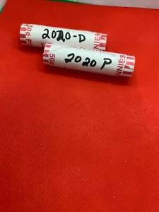 B/U rolls un-searched 2020 P & D = 2 rolls in all - Picture 1 of 3