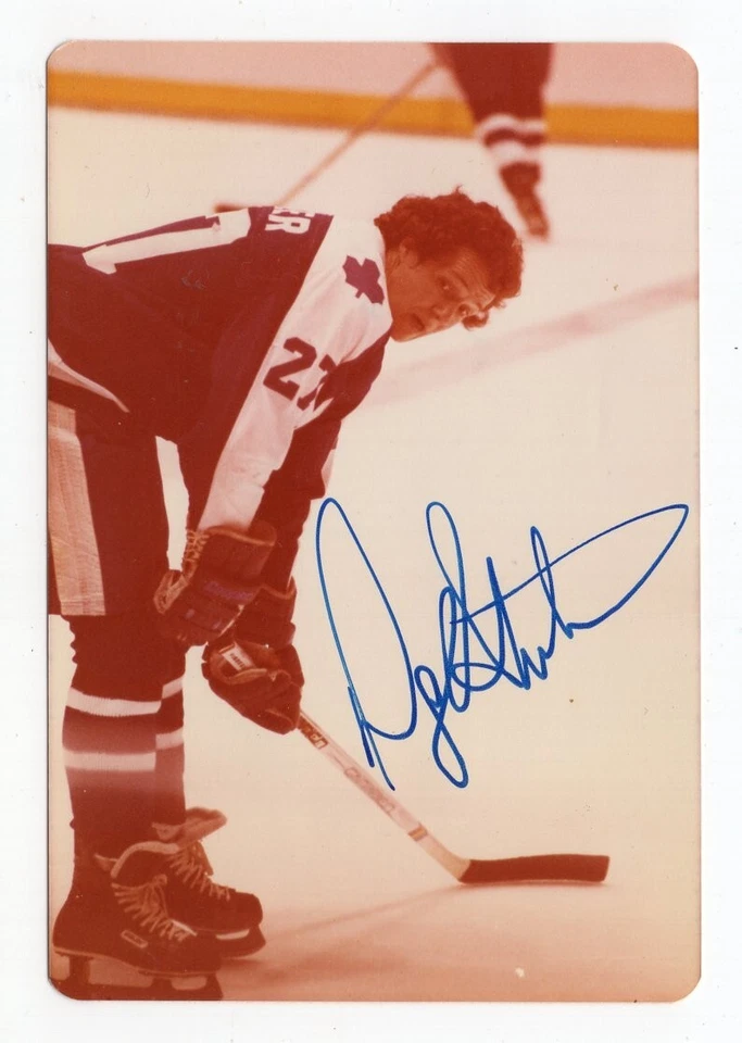 Foto personal autografiada de Darryl Sittler Toronto Maple Leafs Foto 1 de 1