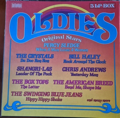 Oldies-3LP-BOX-Original Stars    Tops, Crystals, Jerry Lee Lewis, Troggs a.o. - Bild 1 von 2