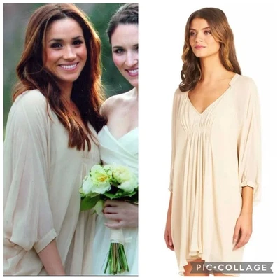 Vestido Diane Von Furstenberg Fleurette Reino Unido 10 EE. UU. 6 Aso Royal Meghan Markle EX Con Foto 1 de 4