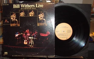 BILL WITHERS Live at Carnegie Hall 2LP ORIG 1973 SUSSEX SXBS 7025-2 Funk SOUL EX - Picture 1 of 2