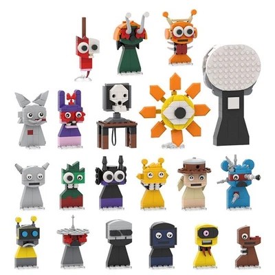 20 PCS MOC Sprunki Simon Oren Winda Sprunki Character Building Toy Set Kdis Gift - Image 1 of 4
