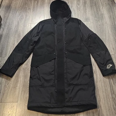 Nike Sportswear Sythetic-Fill Parka Jacket Black CZ2867-010 Men's Size Medium - Image 1 of 4
