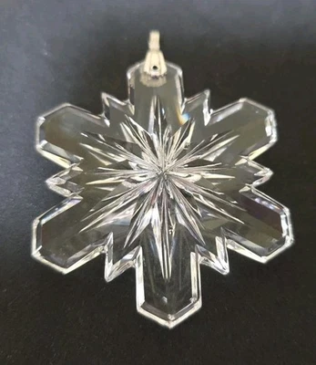 Colgante copo de nieve de cristal sin cadena. #772 Foto 1 de 3
