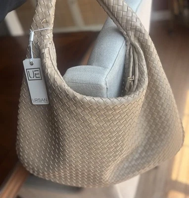 Urban Expressions Tan Hobo Bag with Textured Design - Image 1 of 4