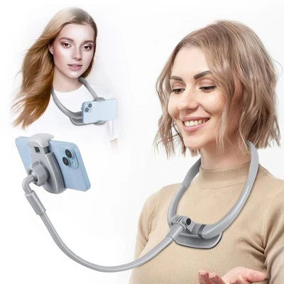 Cell Stand, Neck Cell Holder for Bed, Hand Free POV/Vlog Selfie Neck Holder f... - Image 1 of 4