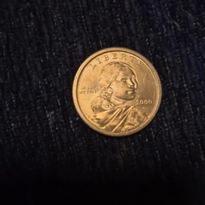 USA Sacagawea $1 Dollar 2000 P Error Coin - Image 1 of 3