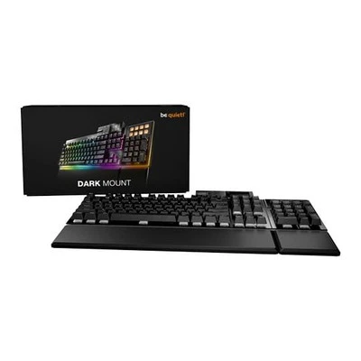 be quiet! Dark Mount Mechanical Keyboard, Silent Tactile Black Switches, ISO, Mo - Image 1 of 4