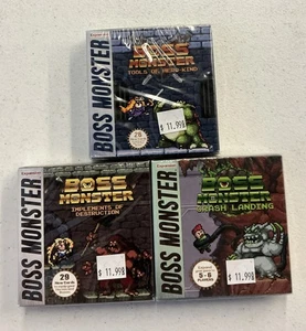 Boss Monster Expansion 3Pack Hero-Kind Crash Landing Implements Brand New Sealed - Picture 1 of 7
