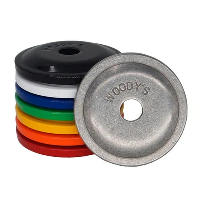 Woodys Round Grand Digger Aluminum Support Plates - 5/16in Blue ARG-3825-48 - Image 1 of 3