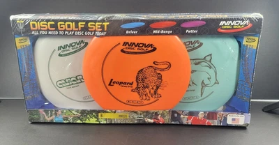INNOVA DISC GOLF 3 PIECE SET DRIVER, MID RANGE, PUTTER SEALED BRAND NEW - Image 1 of 4