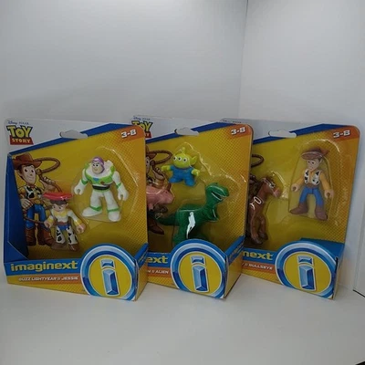 LOTE DE FIGURAS TOY STORY Imaginext - REX Hamm ALIEN Jessie BUZZ Woody BULLSEYE Foto 1 de 4