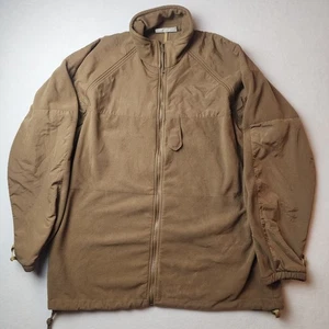 Chaqueta Militar Mediana Larga Parka Forro Azul Marino Uniforme de Trabajo Marrón Marina de EE. UU. - Imagen 1 de 12