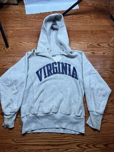 Vintage Virginia UVA Champion Reverse Weave Hoodie Sweatshirt Size Small - Bild 1 von 7