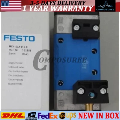 Electroválvula Festo 151851 MFH-5/2-D-2-C nueva Foto 1 de 4