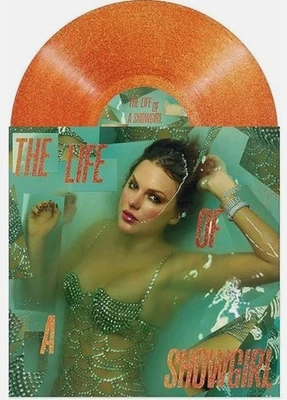 Taylor Swift The Life Of A Showgirl LP Album vinyl record Orange with Perfume - Image 1 of 4