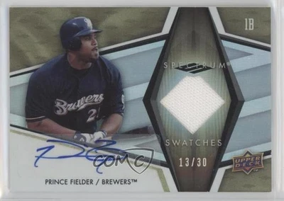 Muestras Spectrum Spectrum 2008 Upper Deck automáticas/30 Prince Fielder #SS-PF automáticas Foto 1 de 2