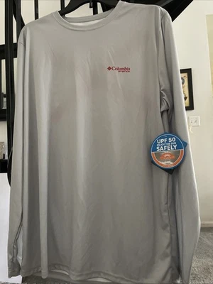 Camisa de pesca Columbia PFG manga larga para hombre mediana nueva UPF 50 protección solar Foto 1 de 3