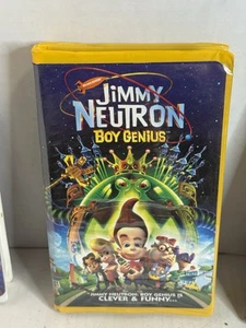 Nickelodeon Jimmy Neutron: Boy Genius Vhs Orange Tape - Imagen 1 de 2
