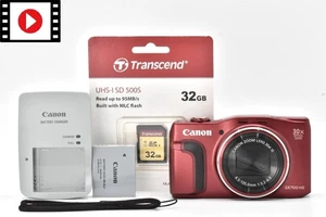 [Mint] Canon PowerShot SX700 HS Red 16.1MP 30x Compact Digital Camera from Japan - Picture 1 of 16